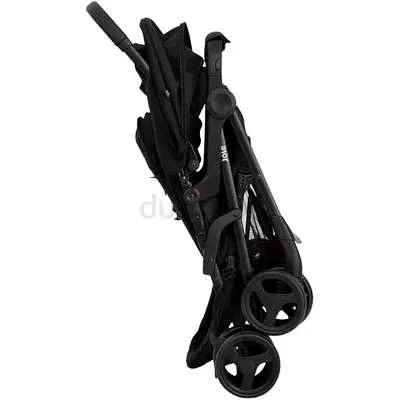 Joie Aire Twin Stroller with Push Button Folding System and Wheel Lock black used only 3 days!