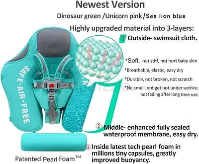 Mambobaby Non-Inflatable Baby Swim Float