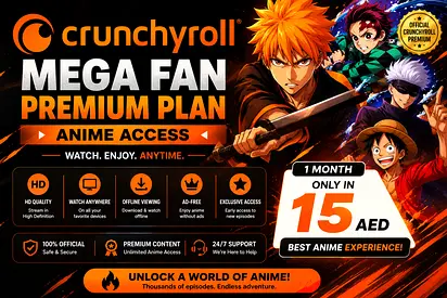 Crunchyroll Mega Fan Premium Plan (Anime Access)