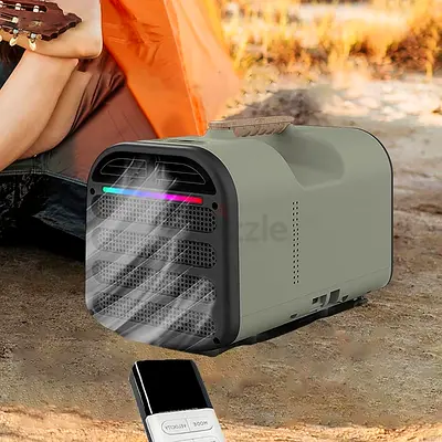 QWAQi Portable Air Conditioner, 5200 BTU Camping Tent Air Conditioner