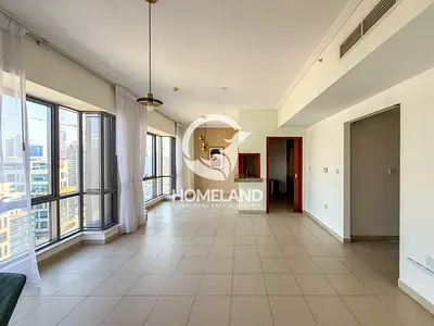 High Floor | Furnished | Multiple Cheques | Bright