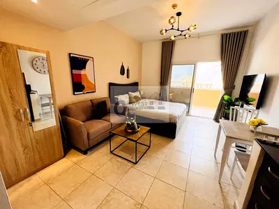 Furnished Studio | Discounted price | Balcony with City View