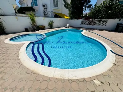 COMPOUND VILLA 4BR+MAIDS PRIVATE GARDEN SHARED POOL GYM