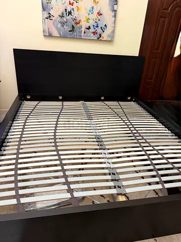 IKEA King Size Storage Bed Frame 180x200 cm with 2 Drawers – Excellent Condition