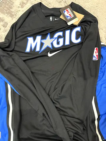 orlando magic pre game jersey long sleeve