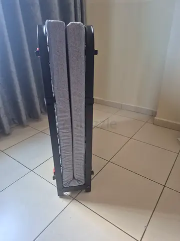 Folding single bed with attach mattress