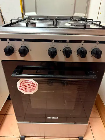 Nobel 4-Burner Gas Cooker with Oven - Good Working Condition
