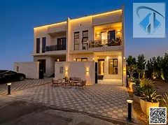 3-story villa for sale, featuring 5 bedrooms, a majlis, and 3 living areas. Offered at an excellent 