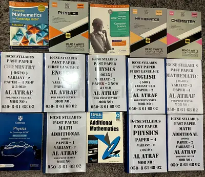 Used IGCSE Past Paper + Topicals Books + Coursebooks