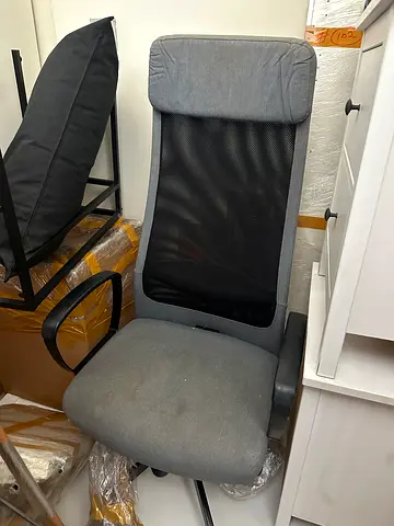 Desk and chair