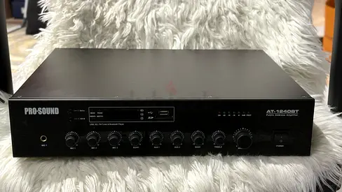 Pro-Sound AT-1240BT Amplifier with Bluetooth and USB