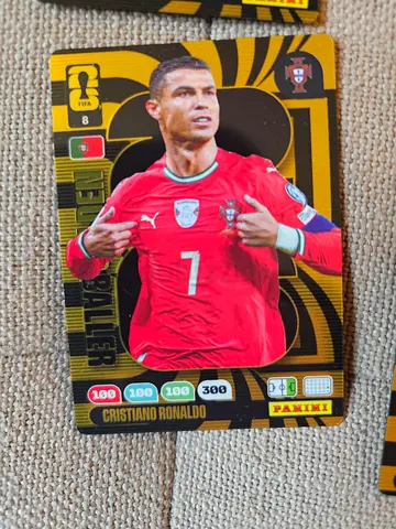 Panini World cup 2026 Card Golden Baller Cristiano Ronaldo