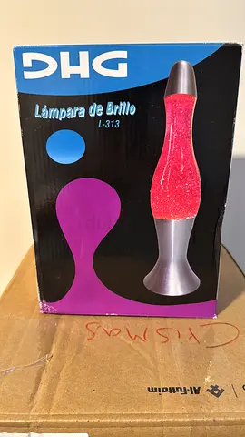 DHG Red Glitter Lava Lamp (Brand New In Box) - Perfect Gift!