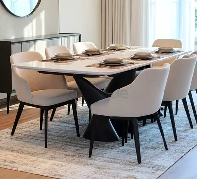 New Modern Dining Set (Table + 6 Chairs) – Made to Order