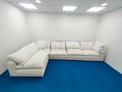 Marina Homes feather 🪶 filled modular sofa with ottoman