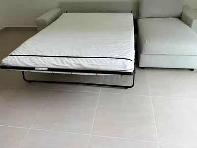 Ikea vimle L shape sofa bed with mattress