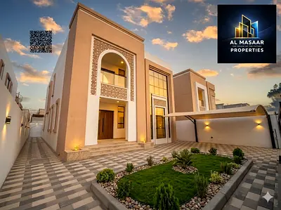 Villa in Al Muwaihat 2, Ajman, 5 bedrooms, living room and majlis, maid's room, laundry room, large