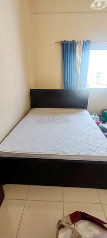 URGENT SALE!!! Available within 2 days Wooden Queen Size Bed Frame with Mattress