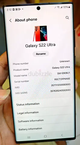 Samsung S22 Ultra 512GB