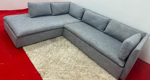 Selling pottery barn lshape sofa