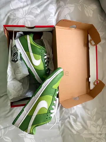 Green Nike Dunk Low