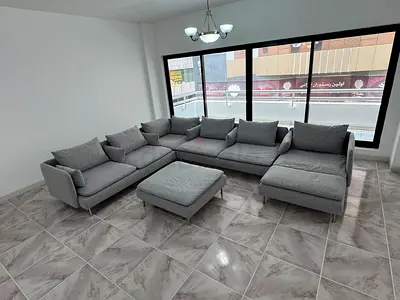 Ikea soderhamn u shape sofa without footstool