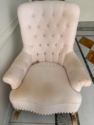 Classic Tufted Wingback Armchair