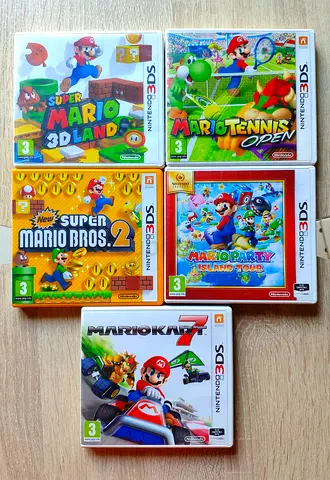 5 x Nintedo 3DS Games with box. PAL