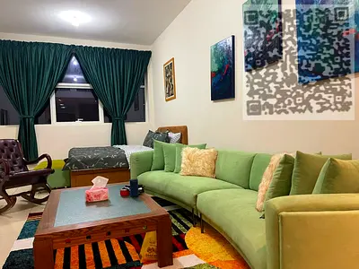 🏡🔥 استوديو مفروش للإيجار الشهري في عجمان🔥🏡