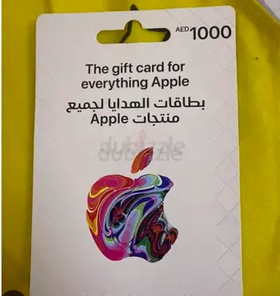 Apple gifts card (1000aed) for sale