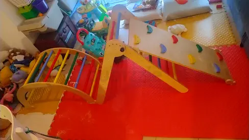 BABY JUNGLE GYM + LADDER + SLIDE SET