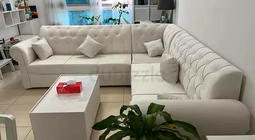 New L shaped sofa with centre table with cusoin with home delivery