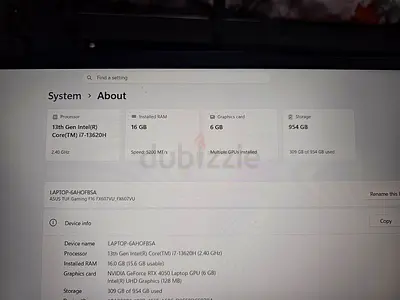 ASUS TUF Gaming F16