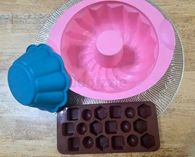 Silicon moulds for baking  AED 20 for three pice