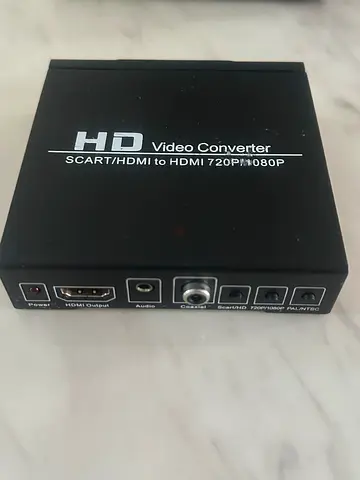 HD SCART/AV to HDMI Video Converter (720p/1080p) - Good Condition