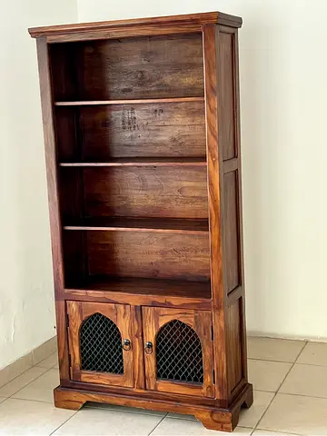 Marina solid wood bookcase