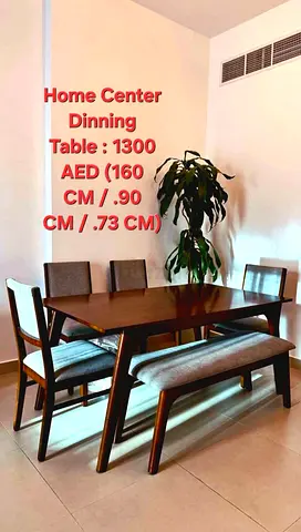 6 Seater Dinning + Seats for Sale