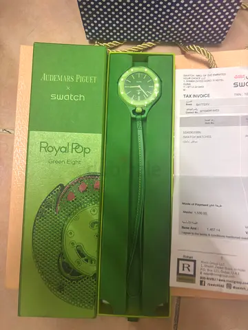Swatch x Ap royel pop green eigth.