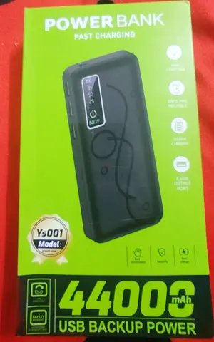 Portable 4400mAh Fast Charging Power Bank (USB Backup)