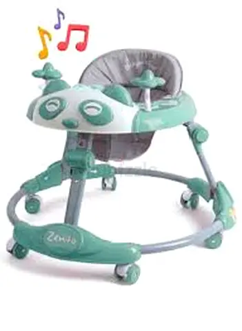 Zenito Baby Walker - Activity First Steps Aid -Multifunctional Foldable Baby Walker with 6 Adjusta