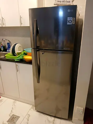 Lg two door fridge freezer inverter technology 60cm width 178cm highet
