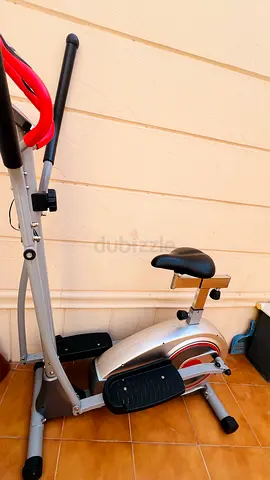 Marshal Fitness BXZ-CT-188 elliptical cross trainer with a seat.