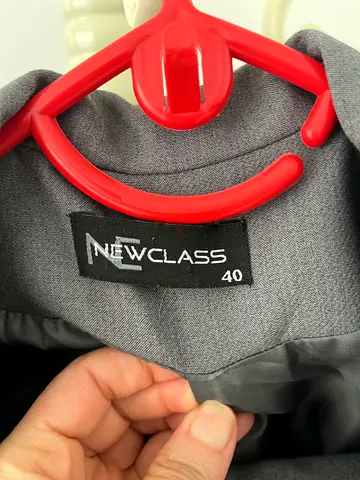 Grey NewClass men's blazer jacket size 40