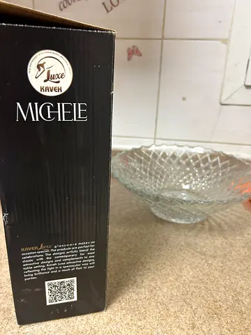 Kaveh Michele Luxe Glass Fruit Bowl