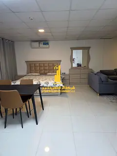 Luxurious studio apartment. Spacious. Second occupant. Separate kitchen with open view.✨ Ajman, Al