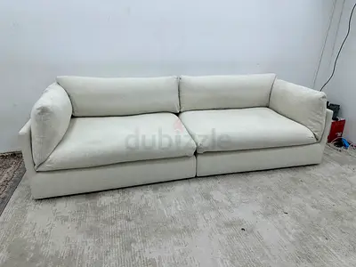 Like new condition the loom collection two pieces sofa