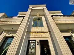 Own your dream villa Classic design with roof , registration fees included . Close to the mosque and
