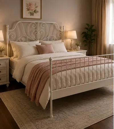 Ikea metal bed