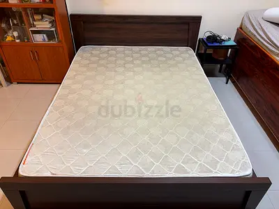 Queen Size Mattress and Bed frame