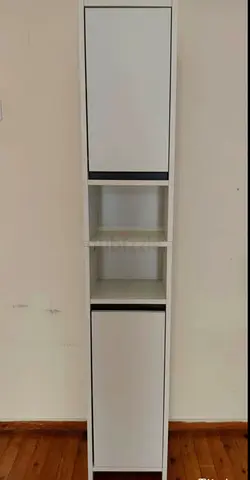 White 3-Drawer Wardrobe / Armoire in Good Condition